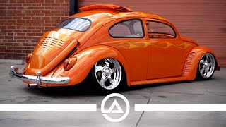 Custom 67 Turbo Volkswagen Beetle Rag Top Chopped and Dropped [upl. by Attelrac]