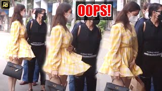 Wind Blows Up TAMANNAH BHATIAs Short DRESS As She Leaves An Eatery [upl. by Eilra]