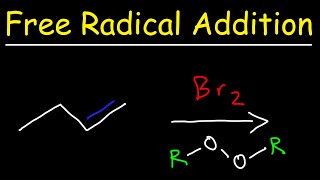 Alkene  HBR  ROOR  Reaction Mechanism [upl. by Douglass]