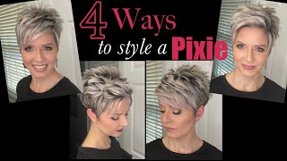 Pixie Hair Tutorials  4 Styles in 1 Video [upl. by Juliette]