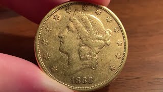 1888S US 20 Dollar Gold Coin • Values Information Mintage History and More [upl. by Izaak]