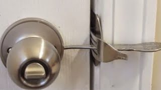 How To Make A Homemade Door Lock [upl. by Yot682]