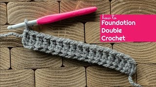 Foundation Double Crochet FDC Tutorial [upl. by Yemane]