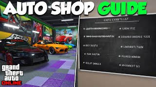 GTA Online AUTO SHOP Money Guide  GTA Online Auto Shop Guide amp Tips To Make MILLIONS [upl. by Refinney983]