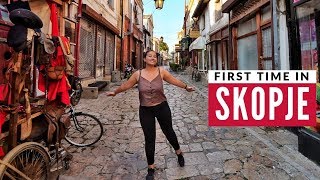 Europes Most Unusual City  First Time In Skopje amp Macedonian Food  Full Time Travel Vlog 25 [upl. by Ralaigh]