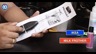 IKEA MILK FROTHER Review amp Battery Installation [upl. by Whiney563]