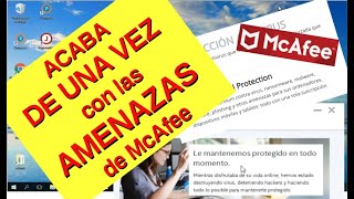 Cómo DESINSTALAR el antivirus McAfee ¡Y OTROS en Windows 10 [upl. by Isadore]