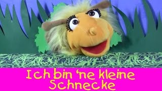 Ich bin ne kleine Schnecke  Kinderlieder Puppenvideo [upl. by Ahselat]