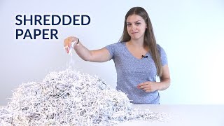 Shredded Paper Recycling Tips [upl. by Rozalie]