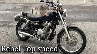 How Fast can the Honda 250 Rebel really go [upl. by Obeded]