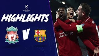 Reds complete miracle comeback against Barca Liverpool 40 Barcelona  Champions League [upl. by Keyek]