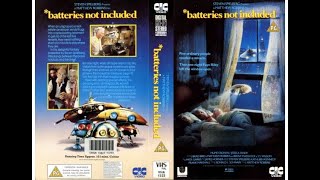 Original VHS Opening Batteries Not Included 1988 UK Rental Tape [upl. by Raddie885]