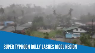 Super Typhoon Rolly lashes Bicol Region [upl. by Atsirc]