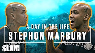 STEPHON MARBURY From NBA AllStar to Head Coach in China  SLAM Day in the Life [upl. by Arbrab]