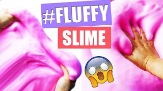 How To Make Non Sticky FLUFFY Slime GIANT Non Sticky Slime Recipe by Bum Bum Surprise Toys [upl. by Aivata]