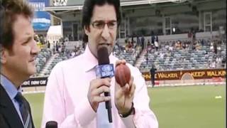 Wasim Akram Coaching How to Swing the Ball as a Fast Bowler [upl. by Adleremse933]