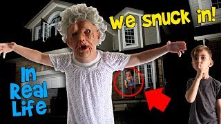 We Snuck Into DavidsTVs House Granny PRANK GONE WRONG [upl. by Saffren420]