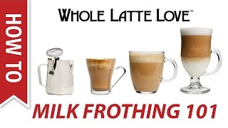 Milk Frothing for Beginners [upl. by Starobin230]