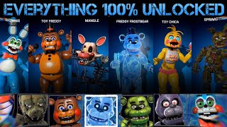 GUIDE How to Unlock EVERY PLUSH SUIT amp CPU In FNaF AR Special Delivery [upl. by Naesed]