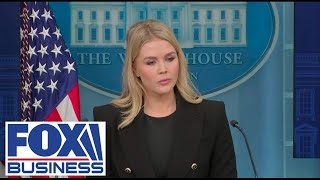 White House press secretary Karoline Leavitt holds briefing [upl. by Yelnoc76]