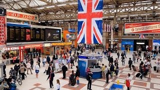 A Walk Through The London Victoria Station London England [upl. by Randee103]