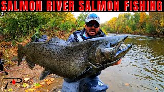 Salmon Fishing New Yorks World Famous Salmon River [upl. by Wendt157]