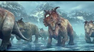 ICE AGE DAWN OF THE DINOSAURS Clips  quotAngry Fossilquot 2009 [upl. by Michaella]