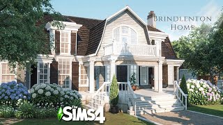 The Sims 4  Brindleton Bay Home  Relaxing Speed Build ASMR CC Links [upl. by Kakalina456]