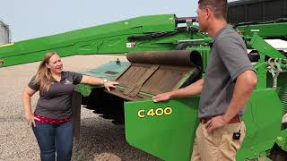 John Deere Mower Conditioner Video [upl. by Ytsim]