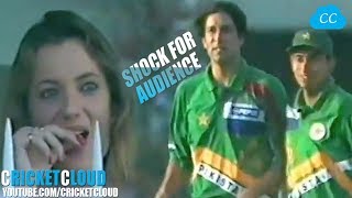 Wasim Akram’s Insane Swinging 3 Wickets in 1 Over Shocked the Audience amp Batsmen [upl. by Gnivre820]