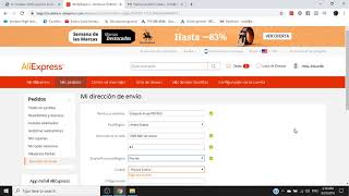 Cómo configurar tu direccion de envio en aliexpresscom [upl. by Englebert]