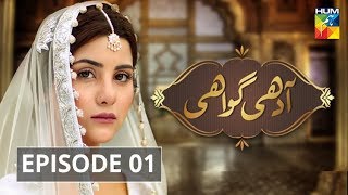 Adhi Gawahi Episode 01 HUM TV Drama [upl. by Sabsay]