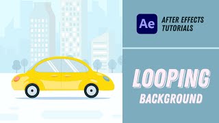 Animating a Looping Background  After Effects Tutorial 2 [upl. by Aivin]