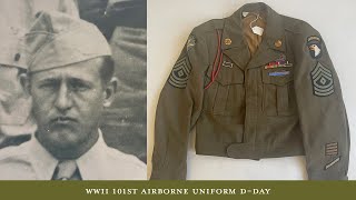 ORIGINAL WW2 101st AIRBORNE PARATROOPER DDay UNIFORM  501st PIR [upl. by Nabe]