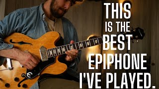 I Played an EPIPHONE CASINO 1965 JOHN LENNON REVOLUTION for fivewattworld [upl. by Jamill]