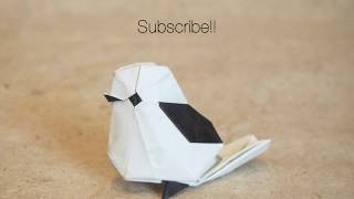 Origami little bird by Katsuta Kyohei [upl. by Herrah]