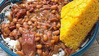 Southern Style Pinto Beans Recipe Slow amp Easy  SLOW COOKER PINTO BEANS  SURVIVAL MEALS [upl. by Ylrae]