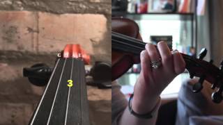 Violin Tutorial How to Play quotNearer My God to Theequot [upl. by Eilhsa178]