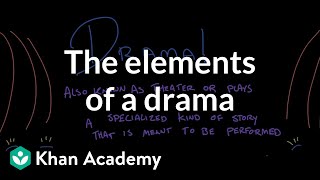 The elements of a drama  Reading  Khan Academy [upl. by Salbu690]