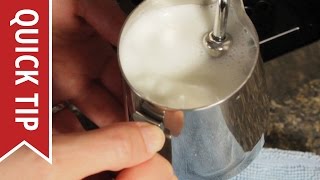 How to AutoFroth Milk for Lattes [upl. by Voss]