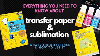 everything you need to know about transfer paper amp sublimation [upl. by Joletta]