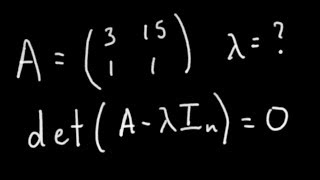 Eigenvalues of 2x2 Matrix Characteristic Polynomial Eigenstuff 34 Passing Linear Algebra [upl. by Ambrosius]