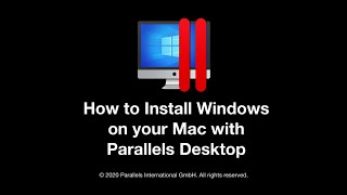 How to install Windows on your Mac with Parallels Desktop  at no cost to you [upl. by Enoitna]