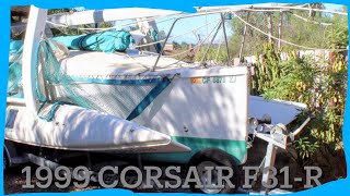 Corsair F31R Foldable Trimaran  Southern California Boat Tour [upl. by Queridas]