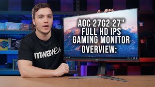 AOC 27G2 27quot Full HD IPS Gaming Monitor Overview [upl. by Jaela]