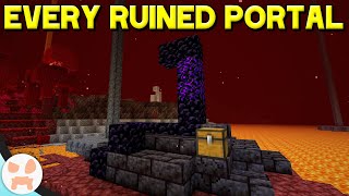 EVERY RUINED PORTAL in the Minecraft 116 Nether Update [upl. by Gothurd970]