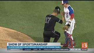 True sportsmanship moment on Indianapolis baseball diamond [upl. by Mchenry]