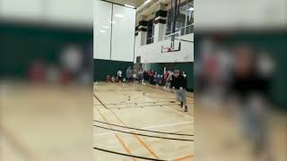 Patrick Mahomes shows off his skills on the basketball court [upl. by Anabelle]