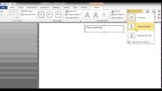 How to write text vertically in Microsoft Word [upl. by Macdonald]