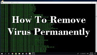 How To Remove Permanently All System Virus Using CMD Windows 788110  Simple Tricks [upl. by Ahseryt297]